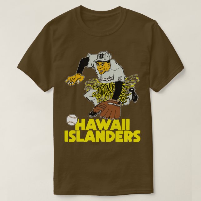 Defundra Hawaii Islanders Baseball Team TShirt T Shirt (Design framsida)