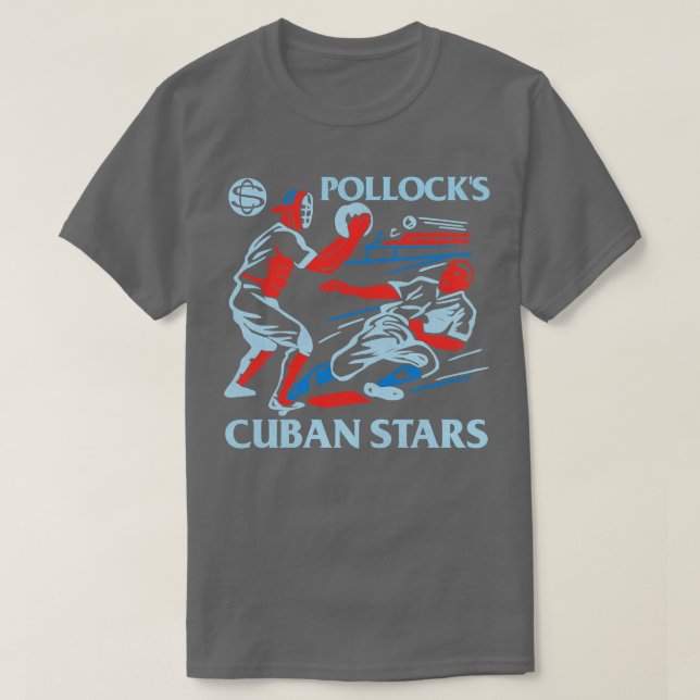 Defundra Pollocks Cuban Stars Baseball Team T Shirt (Design framsida)