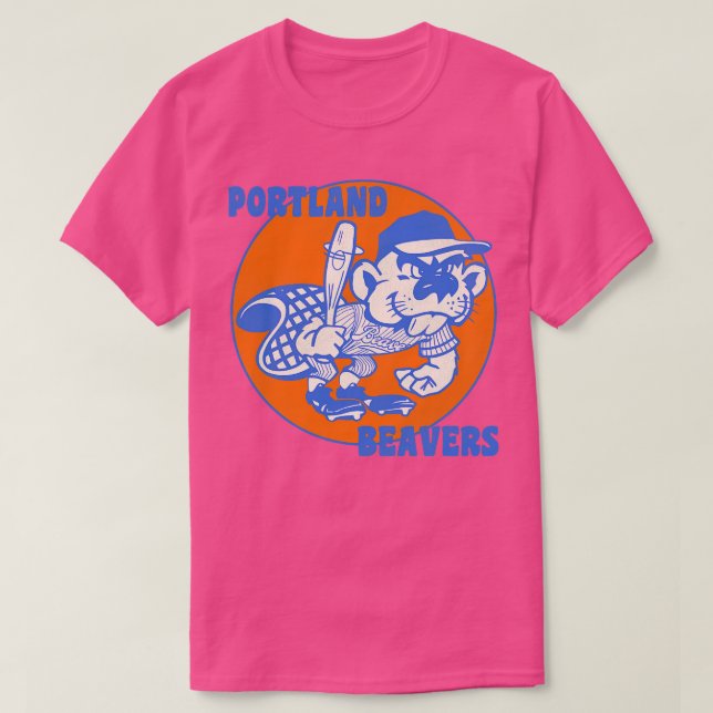 Defundra Portland Beavers Baseball Team T Shirt (Design framsida)