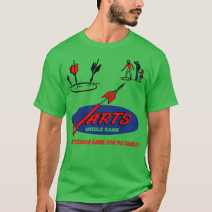Defunkt 60-talets Gräsmatta Jarts Missile-spel T Shirt