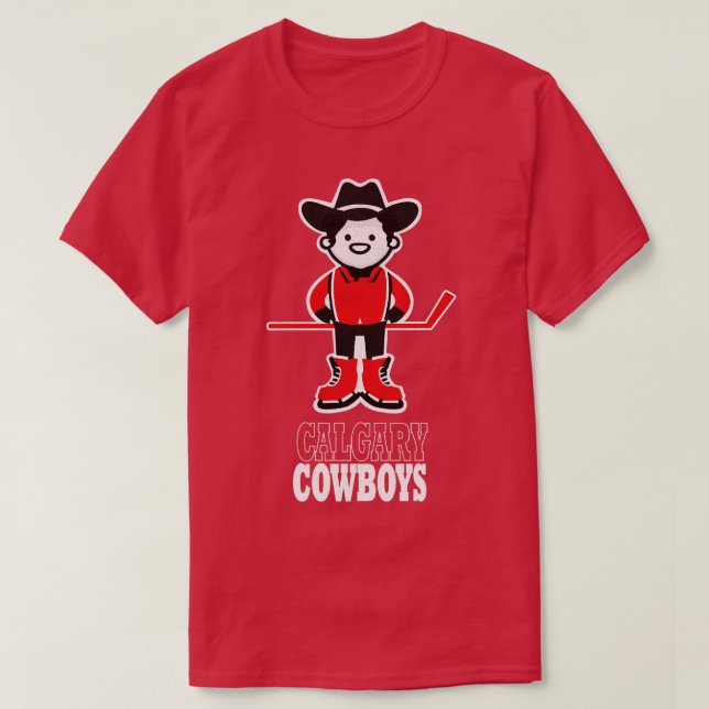 Defunkt Calgary Cowboys Hockey T Shirt (Design framsida)