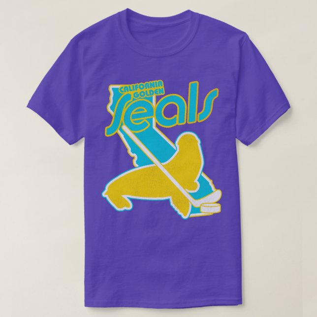 Defunkt California Golden Sälar Hockey Team 1 T Shirt (Design framsida)