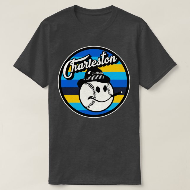 Defunkt Charleston Charlies Baseball Team T Shirt (Design framsida)