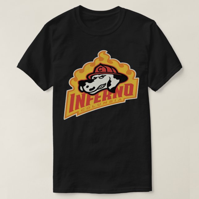 Defunkt Columbia Inferno Hockey Team 1 T Shirt (Design framsida)