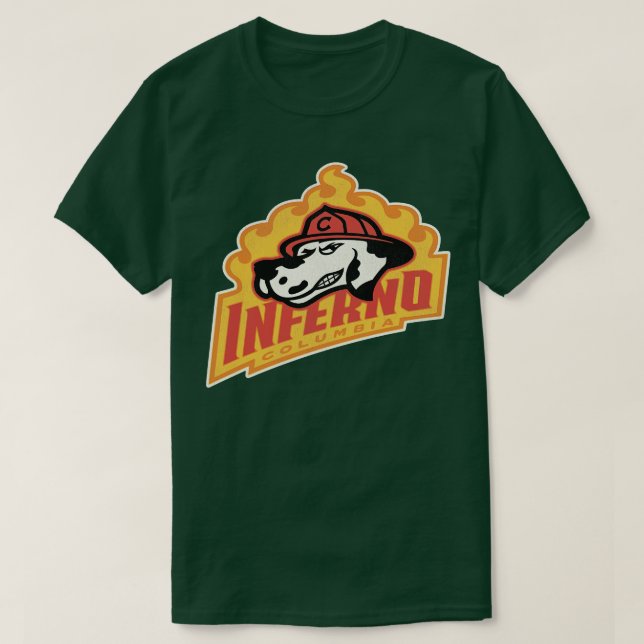 Defunkt Columbia Inferno Hockey Team T Shirt (Design framsida)