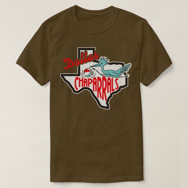 Defunkt Dallas Chaparrals Basketball T Shirt (Design framsida)