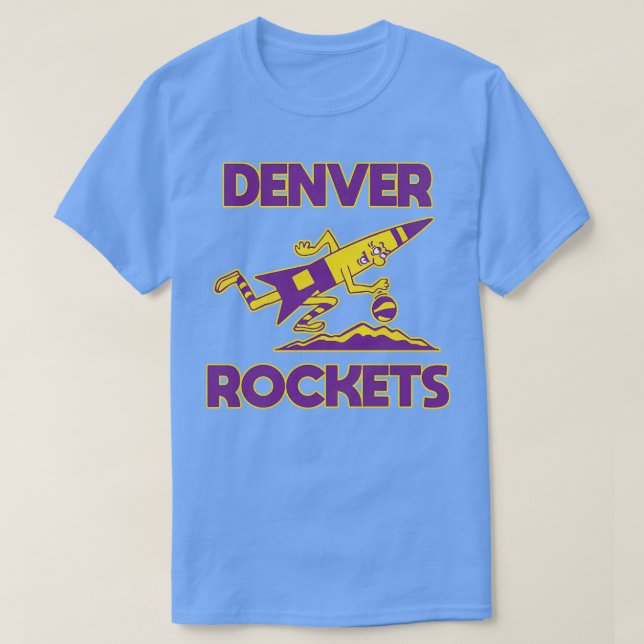 Defunkt Denver Rockets Basketball Team T Shirt (Design framsida)