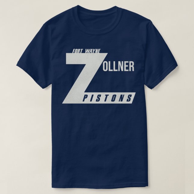Defunkt Fort Wayne Zollner Pistons Basketball Team T Shirt (Design framsida)