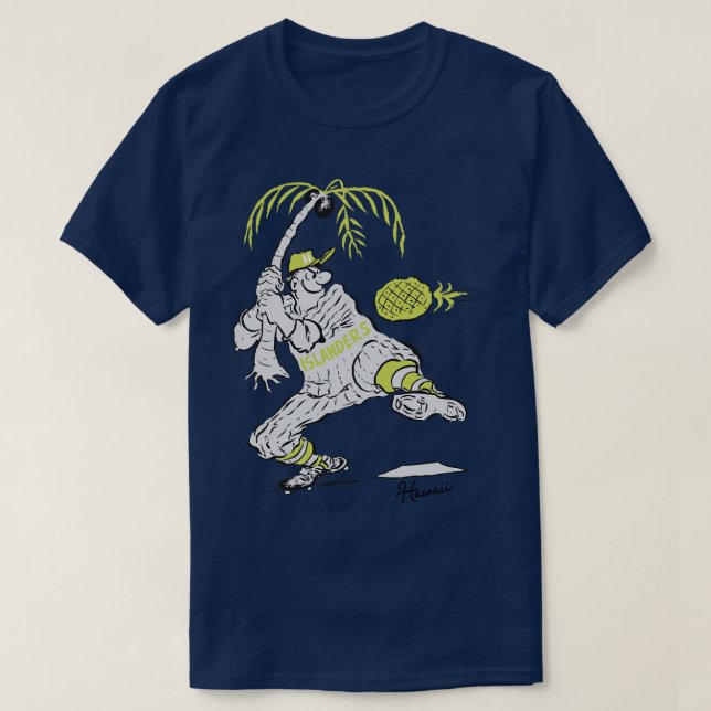 Defunkt Hawaii Islanders Baseball 1961 T Shirt (Design framsida)