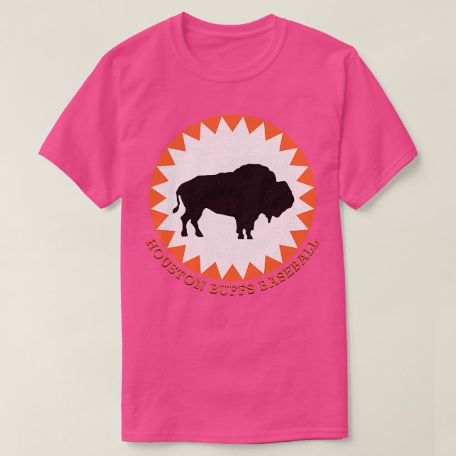 Defunkt Houston Buffs Buffalos Minor League Baseba T Shirt (Design framsida)
