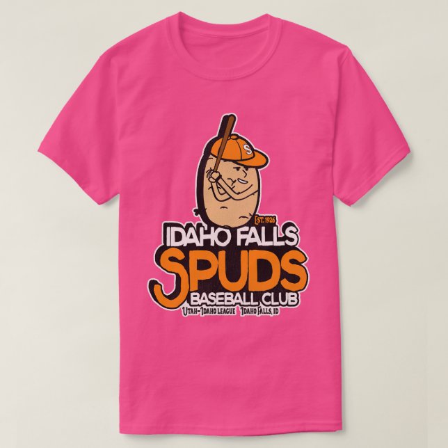 Defunkt Idaho Falls Spuds Baseball Team T Shirt (Design framsida)