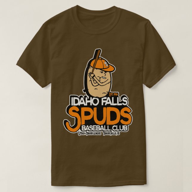 Defunkt Idaho Falls Spuds Baseball Team T Shirt (Design framsida)