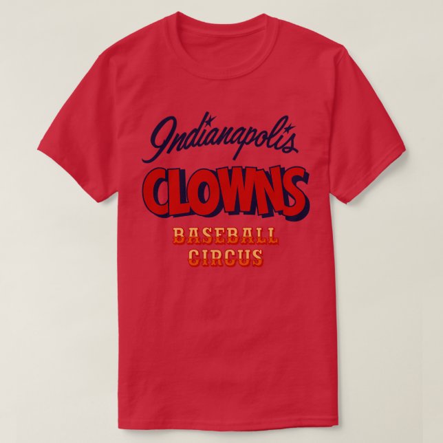Defunkt Indianapolis Clowns Baseball T Shirt (Design framsida)