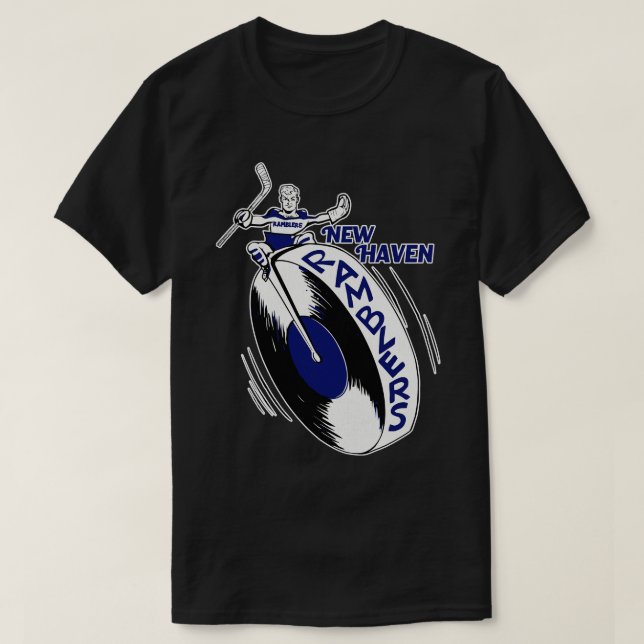 Defunkt New Haven Ramblers Hockey Team T Shirt (Design framsida)
