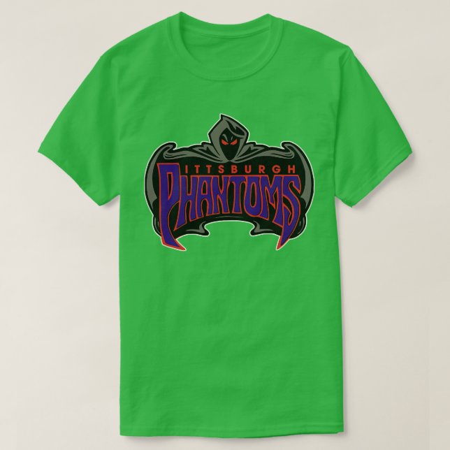 Defunkt Pittsburgh Phantoms Roller Hockey T Shirt (Design framsida)