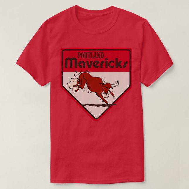 Defunkt Portland Mavericks Baseball T Shirt (Design framsida)