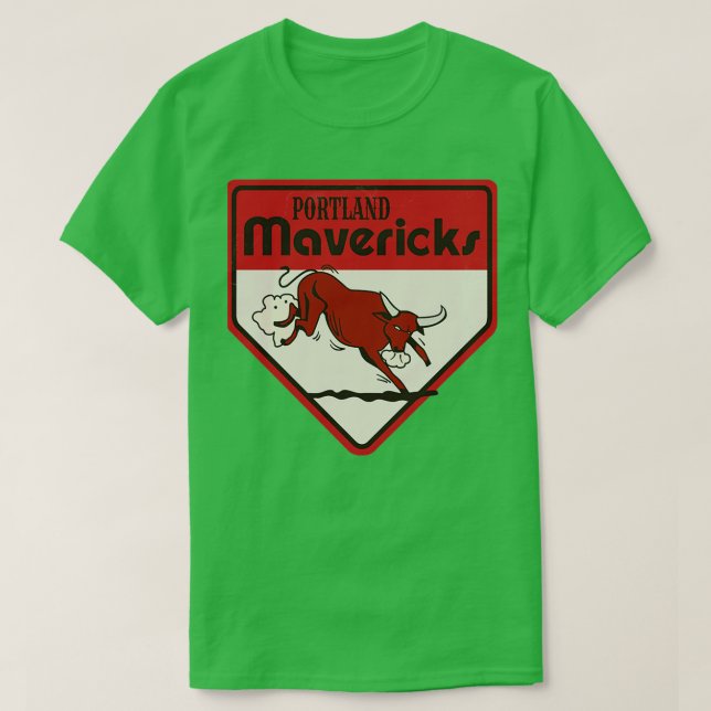 Defunkt Portland Mavericks Baseball T Shirt (Design framsida)