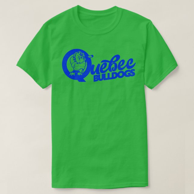 Defunkt Quebec Bulldog Hockey Team T Shirt (Design framsida)
