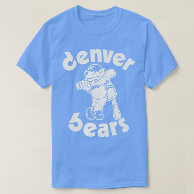 Defunkt Retro 80-talets Denver Bears Baseball-team T Shirt (Design framsida)