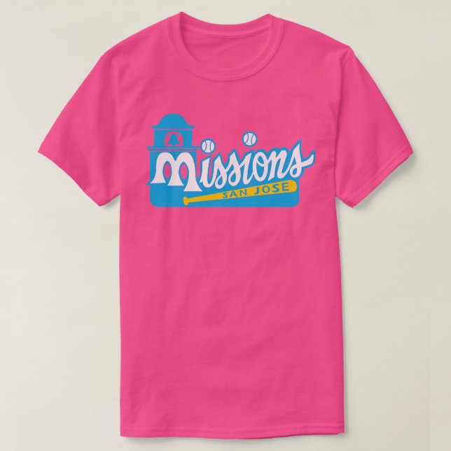 Defunkt San Jose Uppdrag Baseball TShirt T Shirt (Design framsida)
