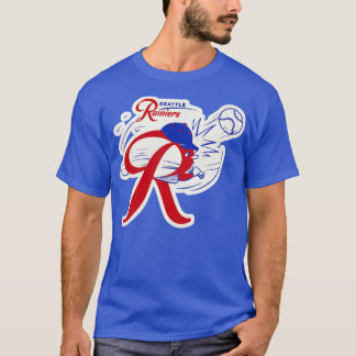 Defunkt Seattle Rainiers Baseball Mascot T Shirt