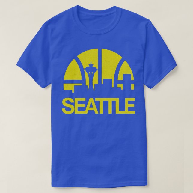 Defunkt Seattle Supersonics Skyline T Shirt (Design framsida)