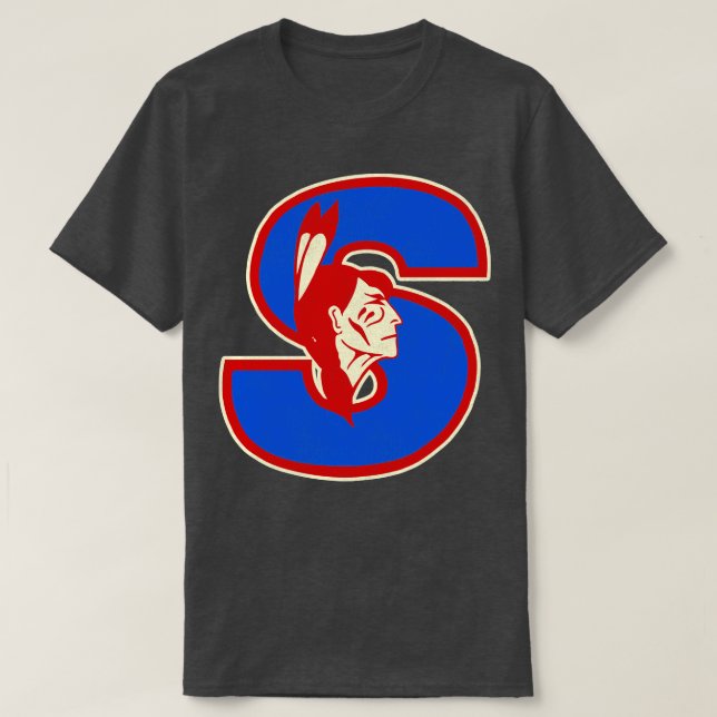 Defunkt Springfield Indians Hockey Team T Shirt (Design framsida)