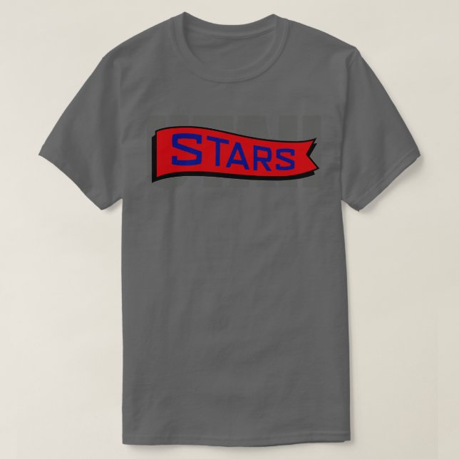 Defunkt Utah Stars ABA Basketball T Shirt (Design framsida)