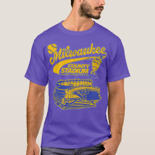 Defunt Baseball Milwaukee County Stadium 1 T Shirt