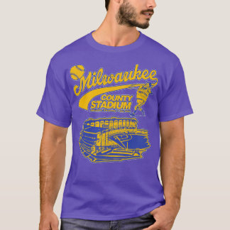 Defunt Baseball Milwaukee County Stadium 1 T Shirt