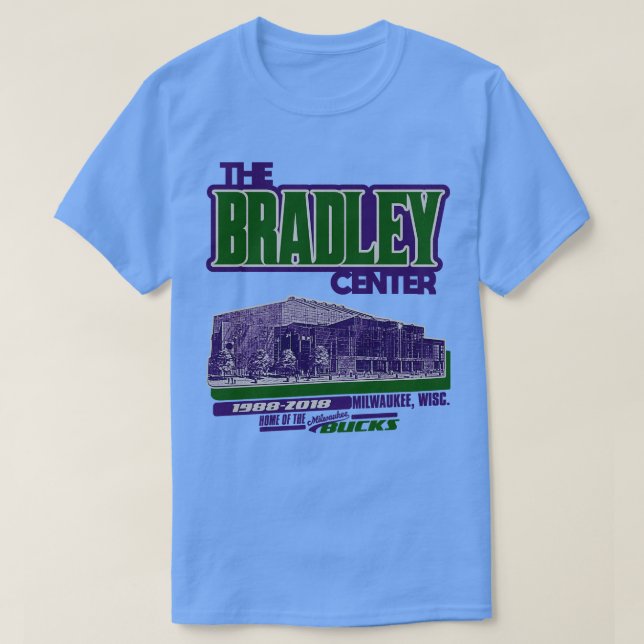 Defunt Bradley Center Basketball Stadium T Shirt (Design framsida)