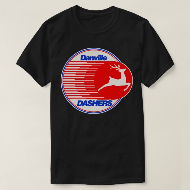Defunt Danville Dashers Hockey Team T Shirt (Design framsida)