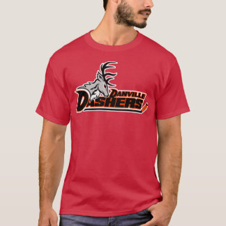 Defunt Danville Dashers Illinois Hockey Team T Shirt