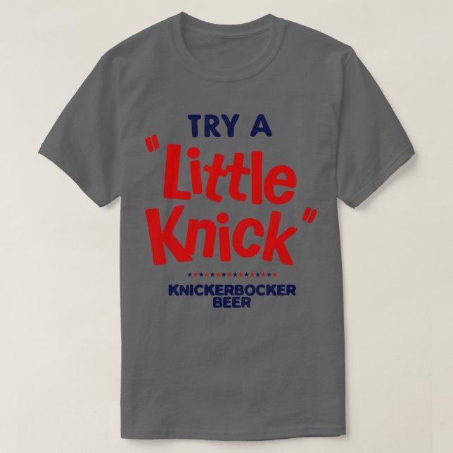 Defunt Prova lite Knick KNICKERBOCKER Beer T Shirt (Design framsida)