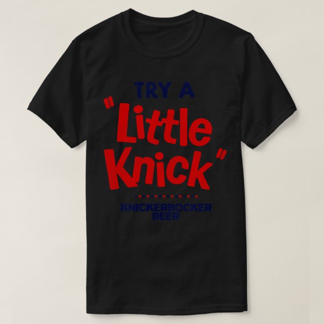 Defunt Prova lite Knick KNICKERBOCKER Beer T Shirt (Design framsida)