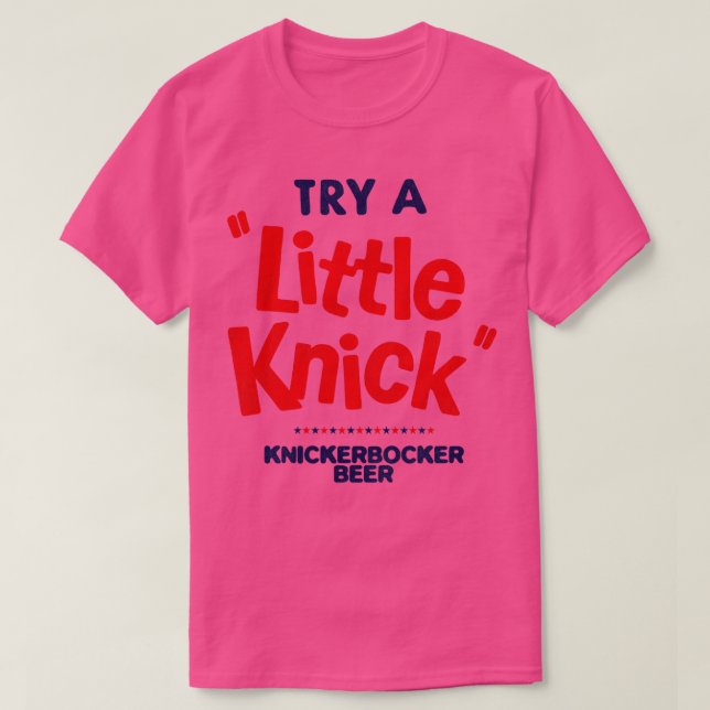 Defunt Prova lite Knick KNICKERBOCKER Beer T Shirt (Design framsida)