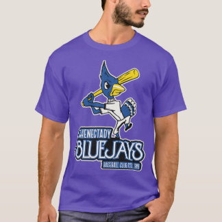 Defunt Schenectady Bluejays Baseball Team T Shirt