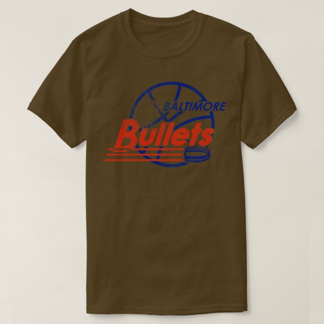 Defuntera basketlaget för Baltimore-kulor T Shirt (Design framsida)