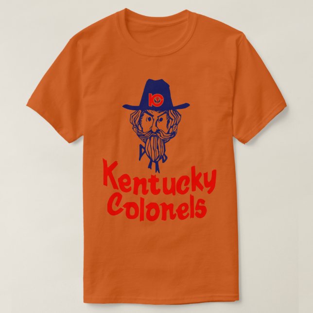 Defunting Kentucky Colonels ABA Basketball T Shirt (Design framsida)