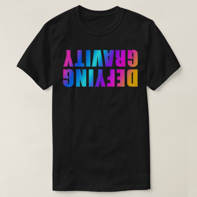 Defy Gravity Aerial Yoga Aerialist Ring T Shirt (Design framsida)