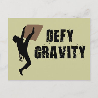 Defy Gravity Vykort