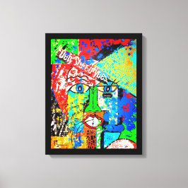 Defy Stereotype Abstrakt Stretched Kanvastryck