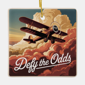 Defy The Odds Julgransprydnad Keramik