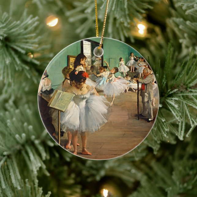 Degas Balett Elegans Konst Ornament (Träd)