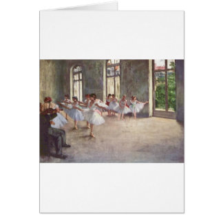 Degas balettdansörer hälsningskort