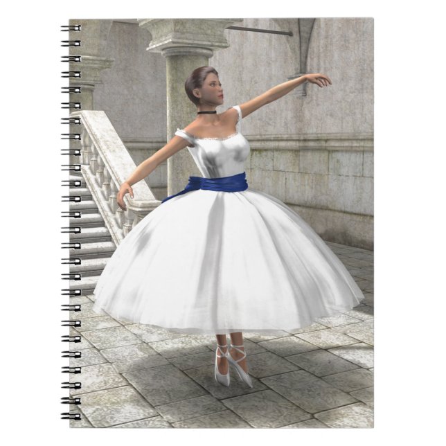 Degas Ballerina Anteckningsbok Med Spiral (Framsidan)