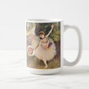 Degas ballerinaen med buketten av blommamuggen kaffemugg