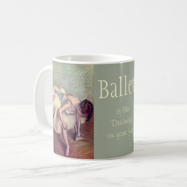 Degas Ballet Art och offert Kaffemugg (Framsida vänster)