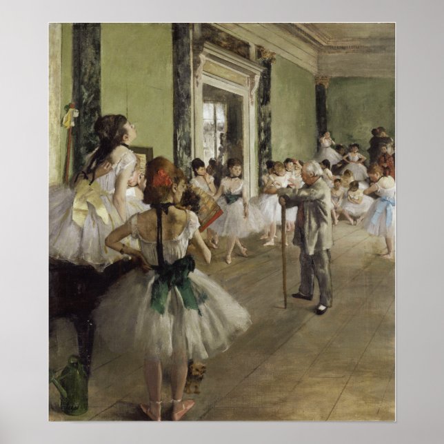 Degas - Ballet Class Poster (Framsidan)
