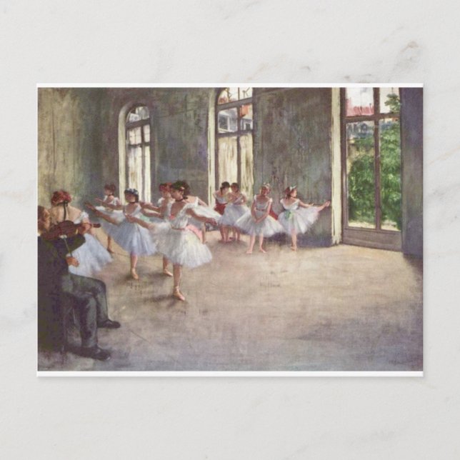 Degas Ballet Dancers Vykort (Framsida)